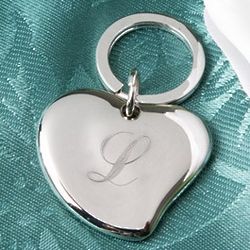 Personalized Free-Form Heart Keychain