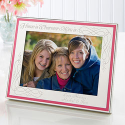 Enchanting Mother Personalized Pink Frame