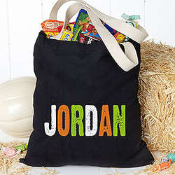Personalized Name Trick or Treat Bag