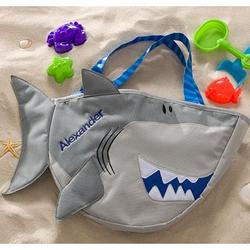 Personalized Shark Bag with Beach Toy Set