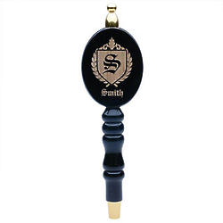 Personalized Oxford Round Beer Tap Handle