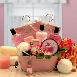 Pretty in Pink Aromatherapy Gift Basket