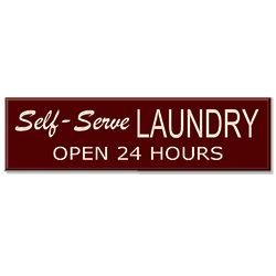 Self Serve 20" Laundry Sign