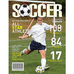 Soccer Personalized Magazine Cover