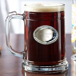 For the Groomsmen, Personalized Beer Mug