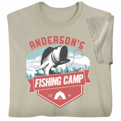 Personalized Fishing Camp T-Shirt
