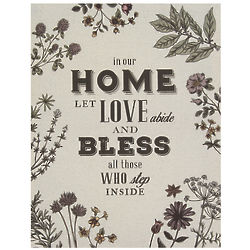 In Our Home Let Love Abide Wall Art