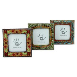 3 Classic Feast I Embroidered Photo Frames