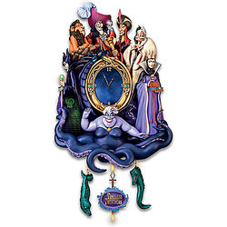 Disney Classic 7 Villains Cuckoo Clock with Lights and Music