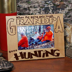 Go Hunting Wood Picture Frame