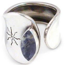 Wise Star Sodalite Wrap Ring