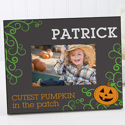 Personalized Cutest Pumpkin Picture Frame