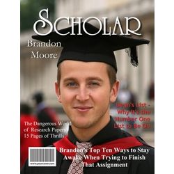 Scholar Personalized Digital Magazine Cover