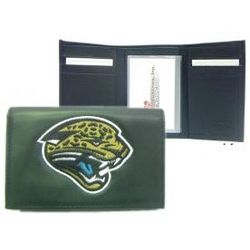 Jacksonville Jaguars Leather Tri-Fold Wallet