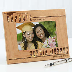 You are More Capable Personalized Graduation Picture Frame