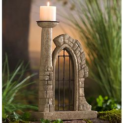 Volcanic Ash Gate Candle Holder