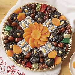 Fruit And Almonds Tray 1 Lb. Net wt