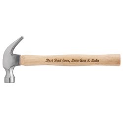 Personalized Building Memories Wood Hammer