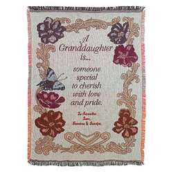 Granddaughter Personalized Throw Blanket - FindGift.com