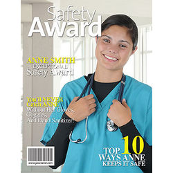 Safety Award Personalized Magazine Cover