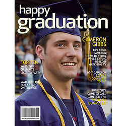 Personalized Graduation Digital Magazine Cover