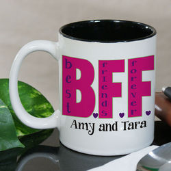 Personalized BFF Coffee Mug