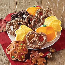 16 Fall Cookie and Pretzel Gift Box