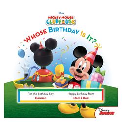 Personalized Whose Birthday Is It? Mickey Mouse Clubhouse Book