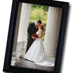 Personalized Photo Collage with 12x18 Print and Frame