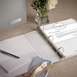 Wedding Organizer with Personalized Plaque