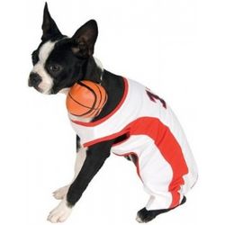 Basketball Player Dog Costume, Size Small