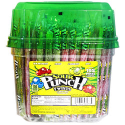 Sour Punch Twists Candy Straws Gift Box