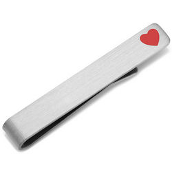 Be Mine Red Heart Tie Bar