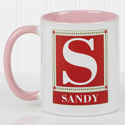 Personalized Monogram Letter Perfect Coffee Mug