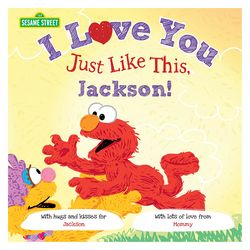Personalized Sesame Street I Love You Just Like This Book