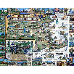 Historic Massachusetts Jigsaw Puzzle
