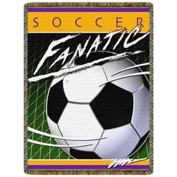 Fanatic Soccer Tapestry Throw