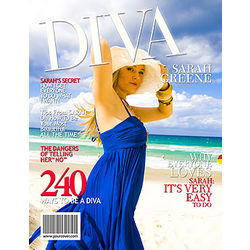 Diva Personalized Magazine Cover