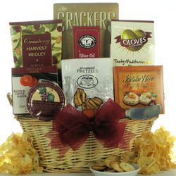 Taste of Tuscany Cheese and Snack Gift Basket
