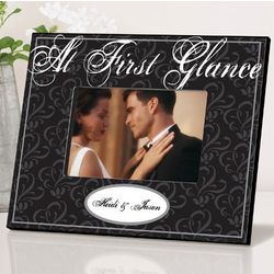 Personalized At First Glance Photo Frame