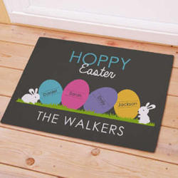 Happy Easter Personalized Welcome Doormat