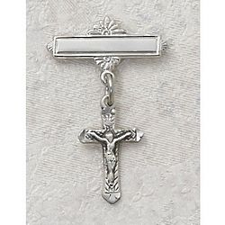 Crucifix Baby Pin