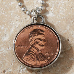 Personalized Lucky Penny Necklace