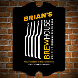 Brewhouse Personalized Bar Sign