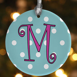 1-Sided Dot To Dot Personalized Christmas Ornament
