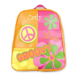Personalized Groovy Peace Go-Go Backpack