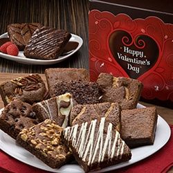 Valentine Dozen Brownies Gift Box