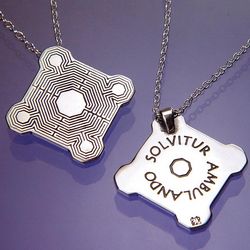 Rheims Cathedral Labyrinth Necklace