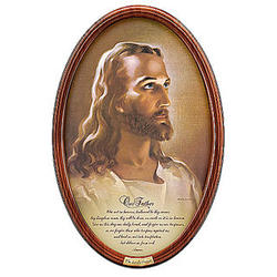 The Lord's Prayer Collector Plate with Jesus Artwork