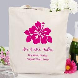 Destination Wedding Personalized Tote Bags